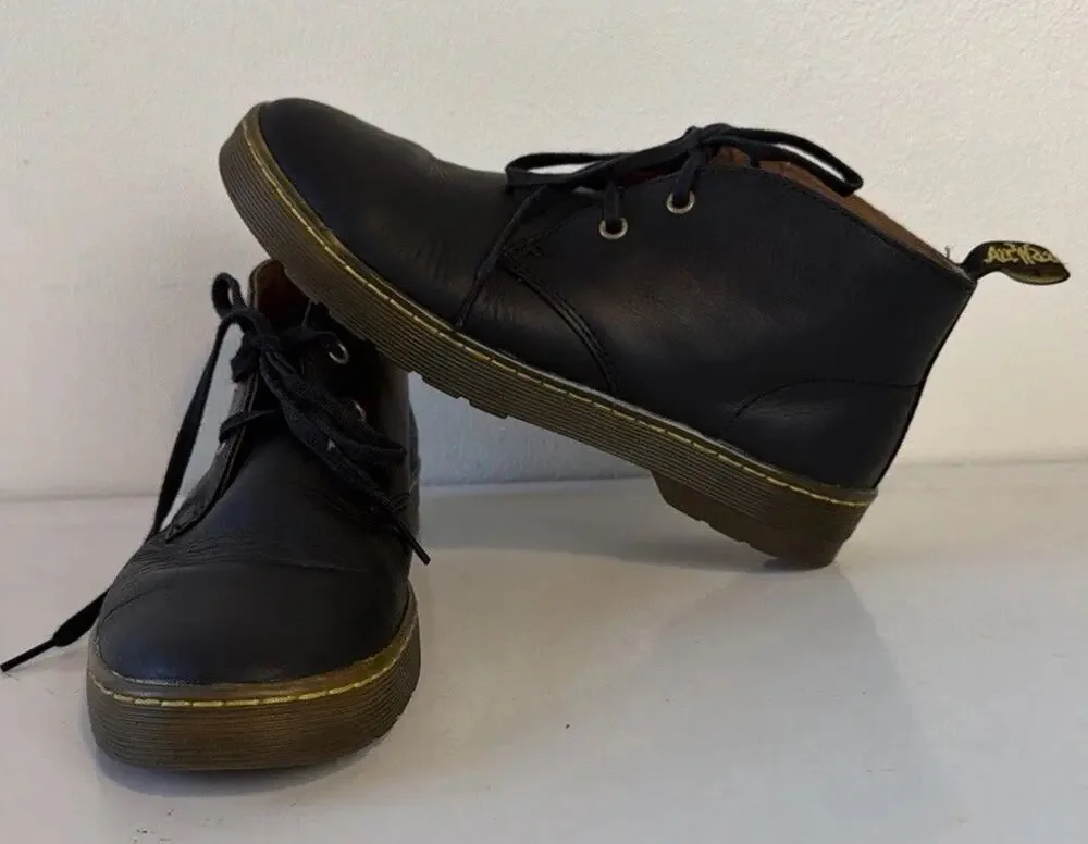 Doc Dr Martens Cabrillo Shoes Men's Size 7Black Grunge/Academia/Gorpcore